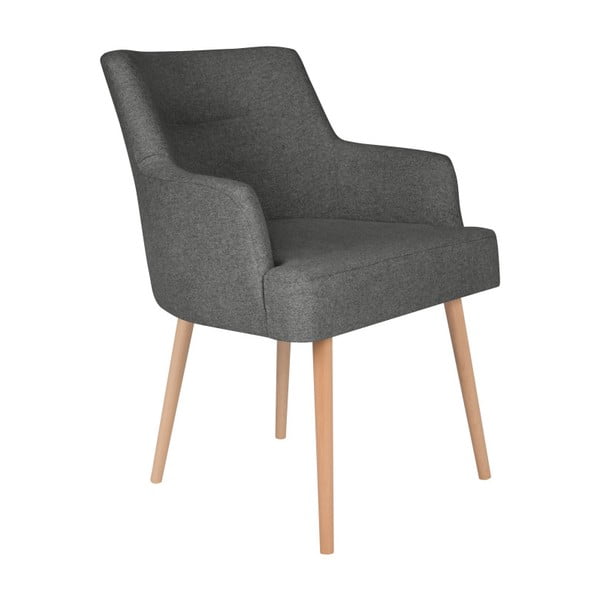 Tamno siva stolica Cosmopolitan dizajn Retro