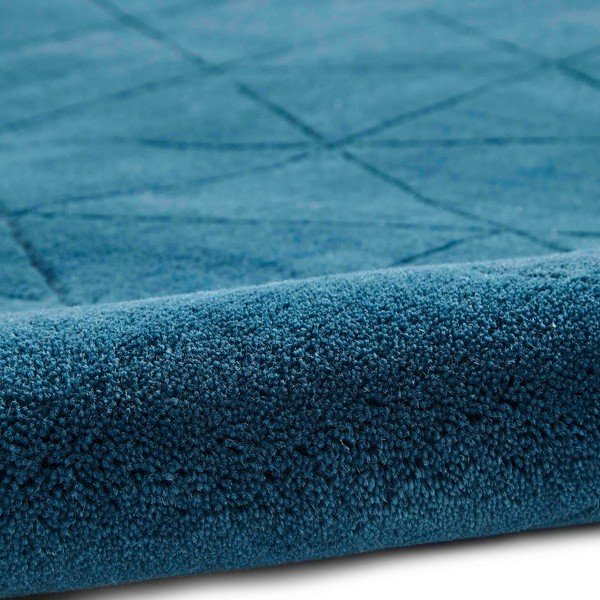 Plavi vuneni tepih Think Rugs Kasbah, 120 x 170 cm-image-1