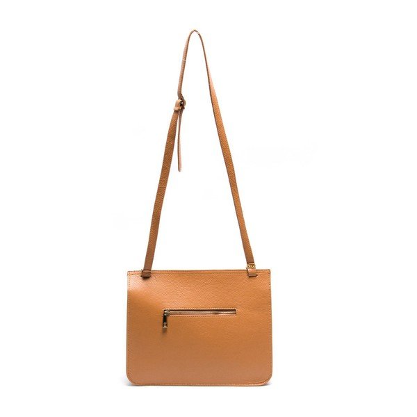 Kožna torbica Isabella Rhea 1154 Cognac-image-1