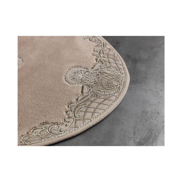 Set od 2 svijetlosmeđa pamučna tepiha za kupaonicu Confetti Elegant-image-1