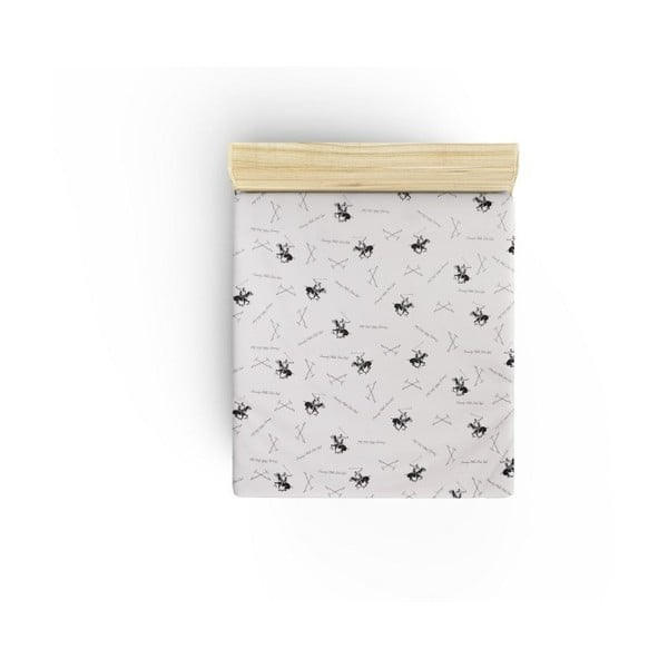 Pamučna plahta Polo crna, 180 x 240 cm-image-1