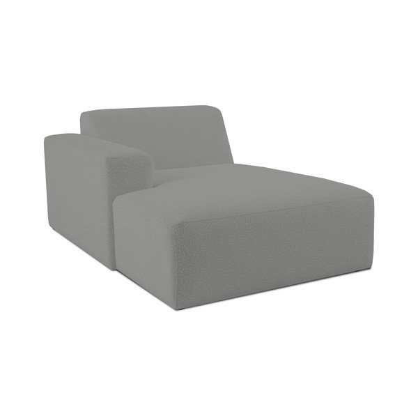 Siva modularna sjedeća garnitura od bouclé tkanine (s lijevim kutom) Roxy – Scandic-image-1