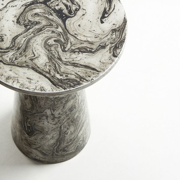 Sivi pomoćni stolić Kave Home Goldman Kesbury, visina 46 cm-image-3