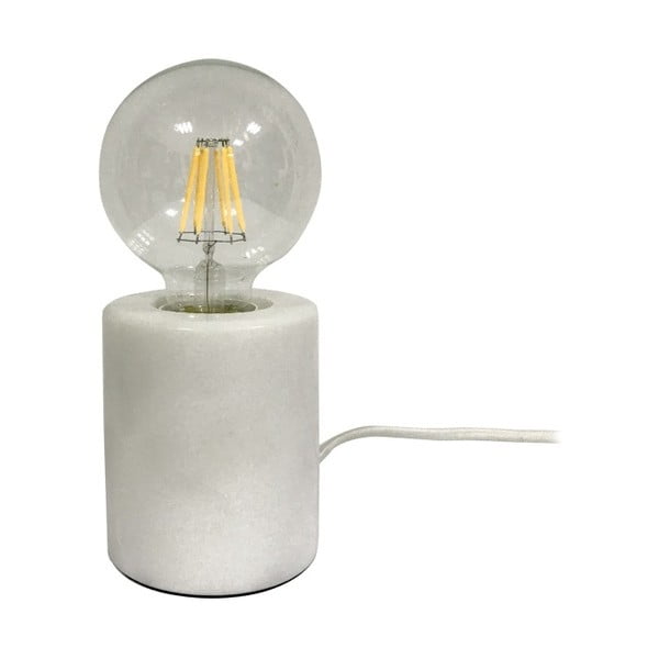 Stolna lampa s bazom od bijelog mramora Leitmotiv Bar