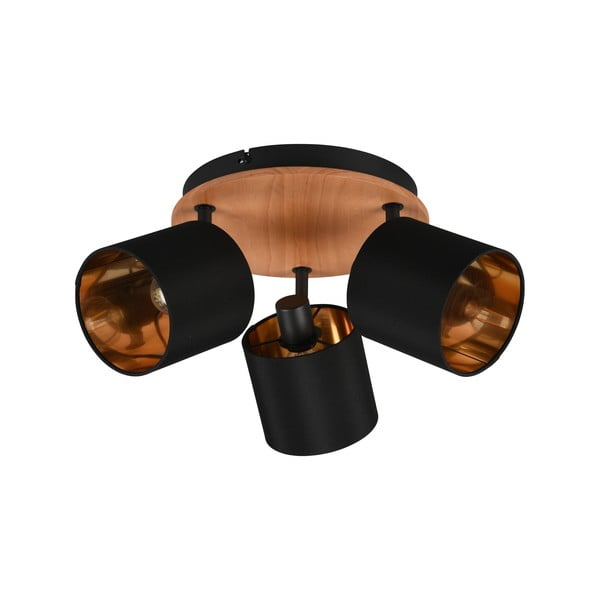 Crni/u prirodnoj boji reflektor ø 12 cm Tommy – Reality