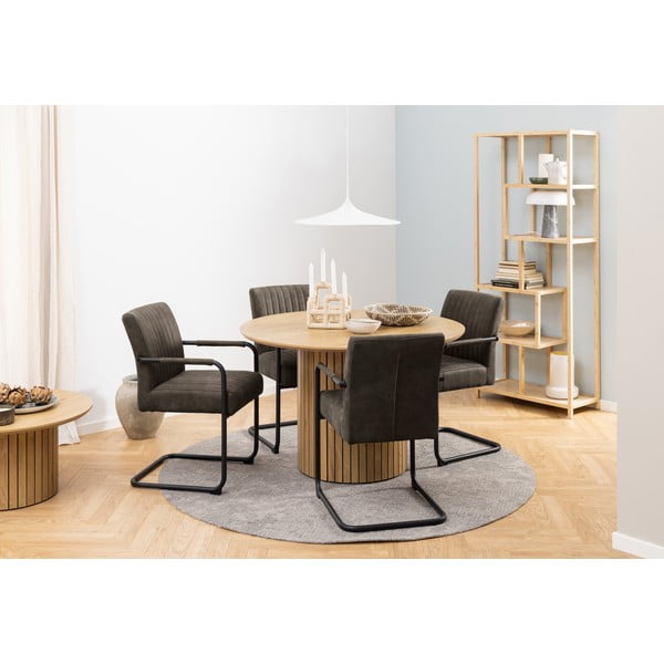 Tamno sive blagovaonske stolice u setu 2 kom Adele – Actona-image-2