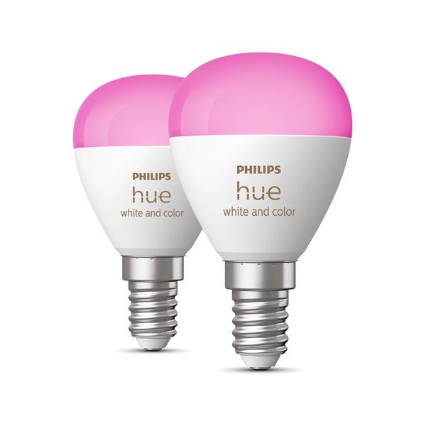 Pametne žarulje u setu 2 kom E14, 5 W White and color ambiance – Philips Hue-image-1