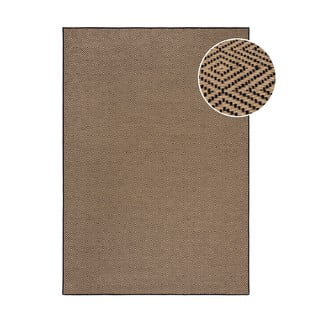 Crni/u prirodnoj boji juten tepih 120x170 cm Diamond – Flair Rugs