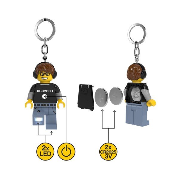 Privjesak za ključeve sa svjetlom Player – LEGO®-image-3