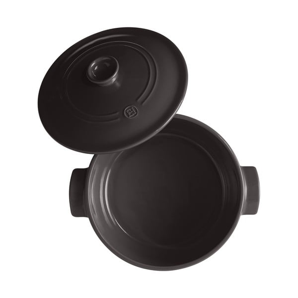 Crna keramička posuda s poklopcem Emile Henry, ⌀ 27 cm-image-1