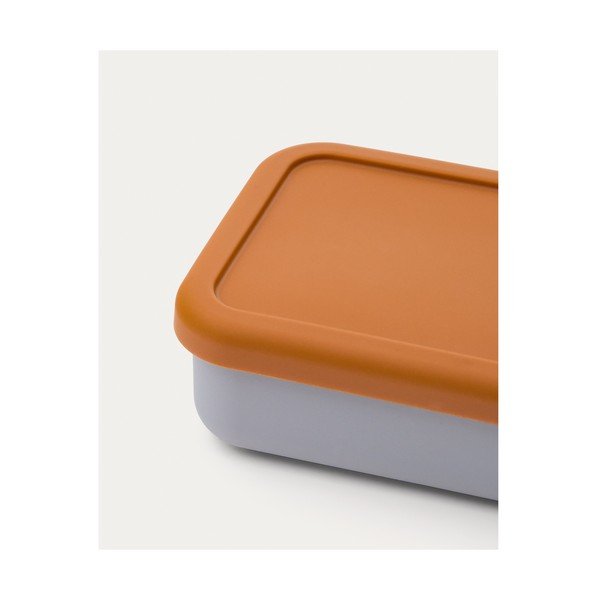 Plava/narančasta silikonska dječja kutija za ručak Lili – Kave Home-image-4