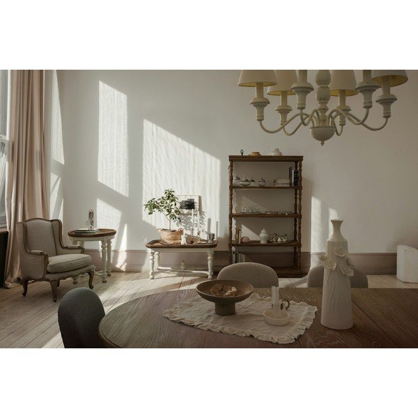 Bež lanena fotelja Catherine – Bizzotto-image-1