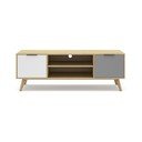 TV stol od borovine u prirodnoj boji 140x53 cm Elfa – Marckeric