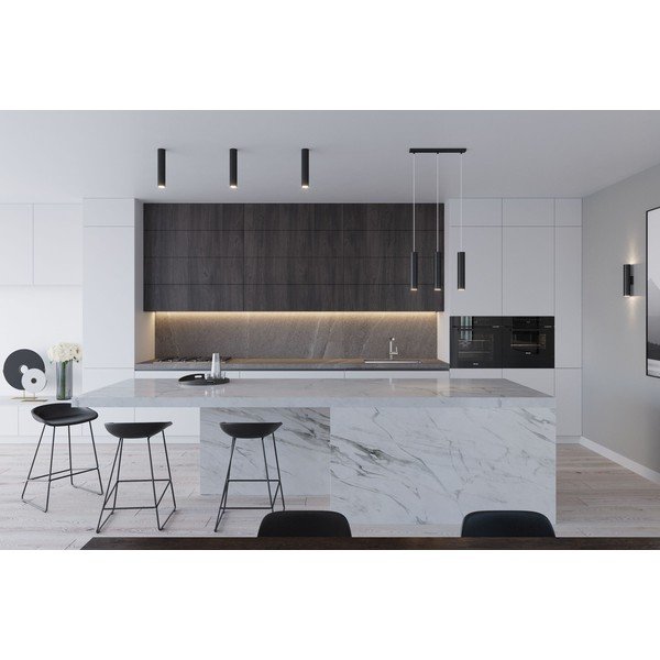 Crna metalna viseća svjetiljka Castro – Sollux-image-4