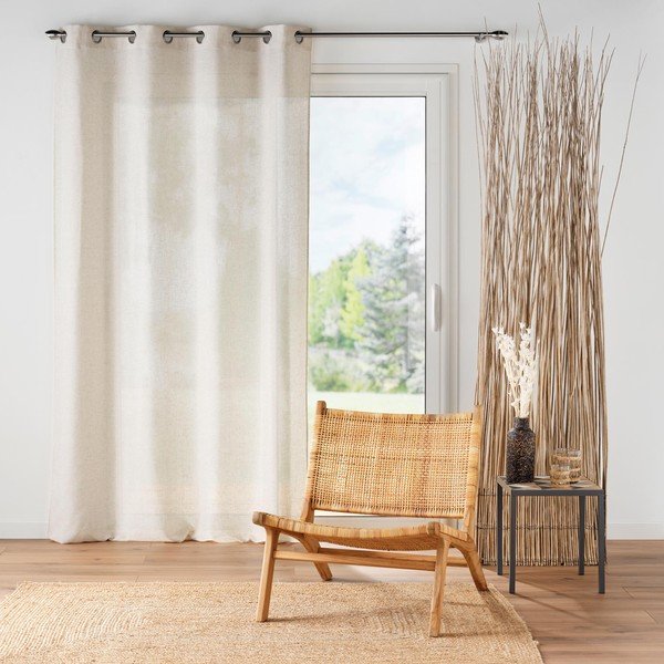 Krem zavjesa 140x240 cm Pauline – douceur d'intérieur-image-1