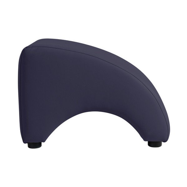 Tamnoplava taburea od imitacije kože Max Winzer Brandford-image-2