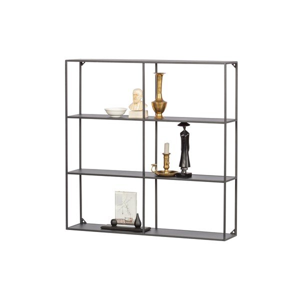 Crna metalna polica s više razina Meert – WOOOD-image-2