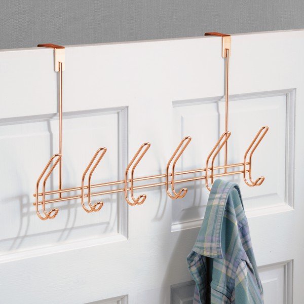 Metalna vješalica za vrata bakrene boje 48 cm Classico - iDesign-image-1