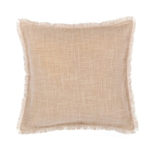 Svijetlo smeđa navlaka za jastuk Tiseco Home Studio Stone, 45 x 45 cm