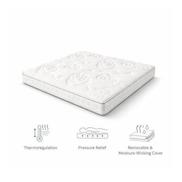 Srednje tvrd madrac od pjene 140x200 cm Smooth Vibe – Bonami Selection-image-3