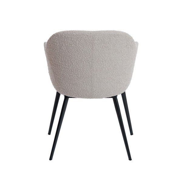 Bež podstavljena blagovaonska stolica s naslonima za ruke Leone – Light & Living-image-3