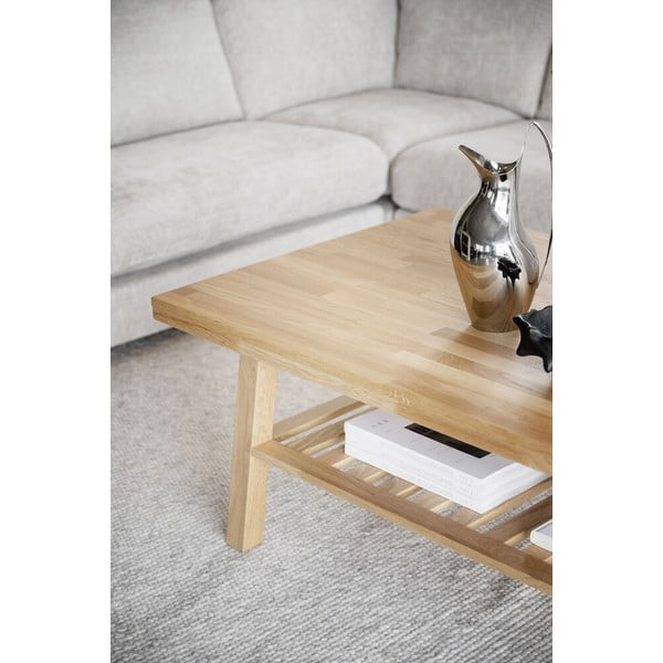 Stol od brušene hrastovine Rowico Brooklyn, 130 x 75 cm-image-1