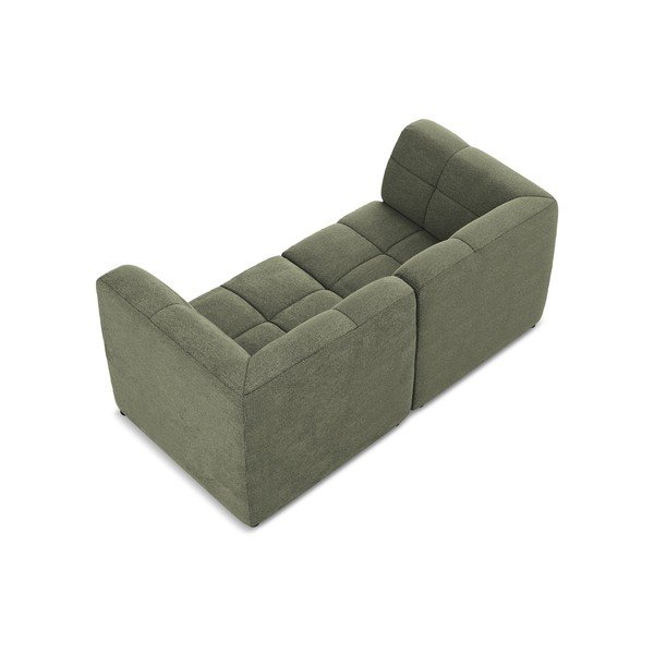 Zelena sofa od bouclé tkanine 180 cm Aloha – Makamii-image-4