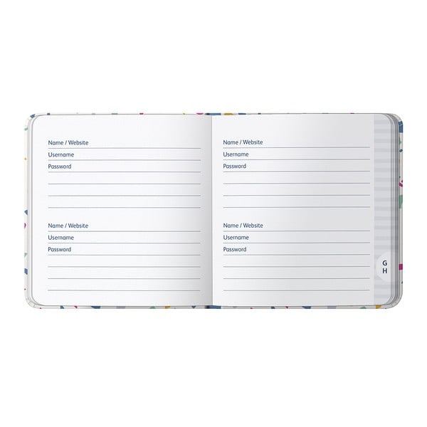 Bilježnica za lozinke 96 stranica – Busy B-image-4