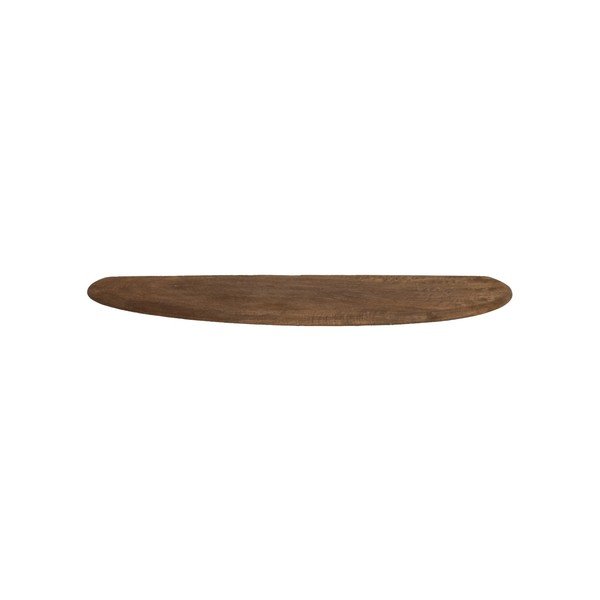 Polica od masivnog manga u tamnoj prirodnoj boji 49 cm Ginosu – Light & Living