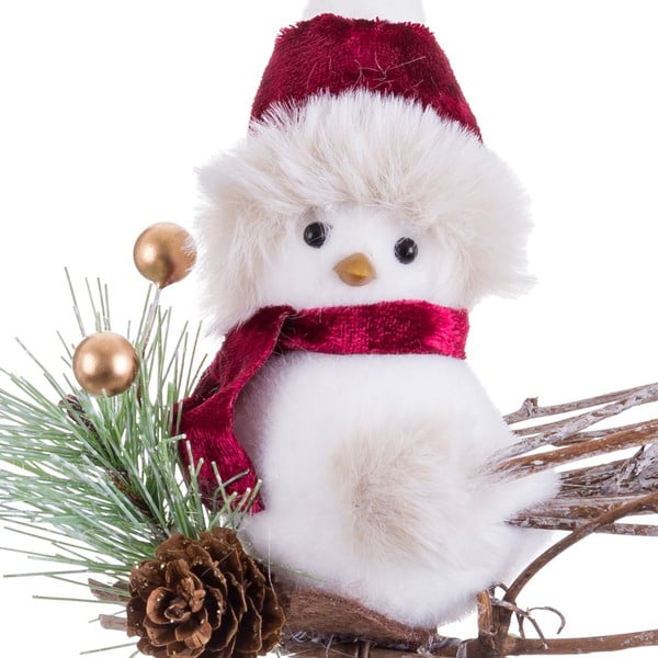 Tekstilni ukas za božićno drvce 13 cm Bird – Casa Selección-image-1