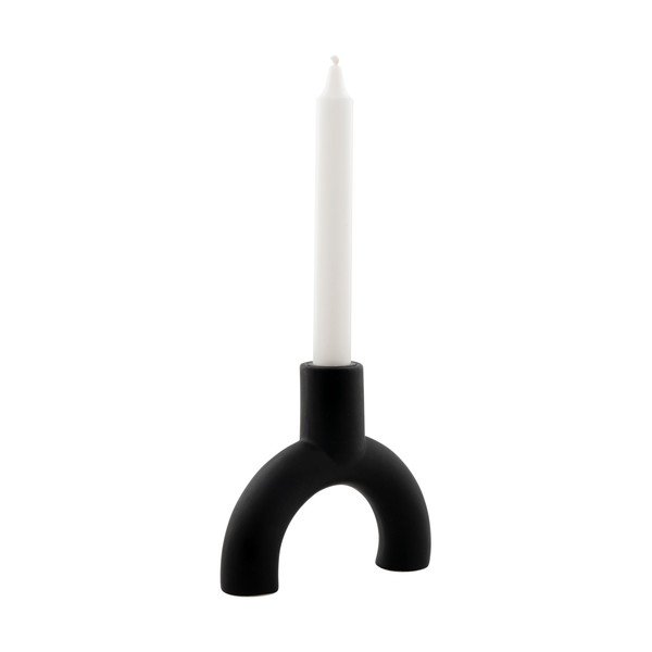 Crni stakleni svijećnjak House Nordic Fondo-image-2