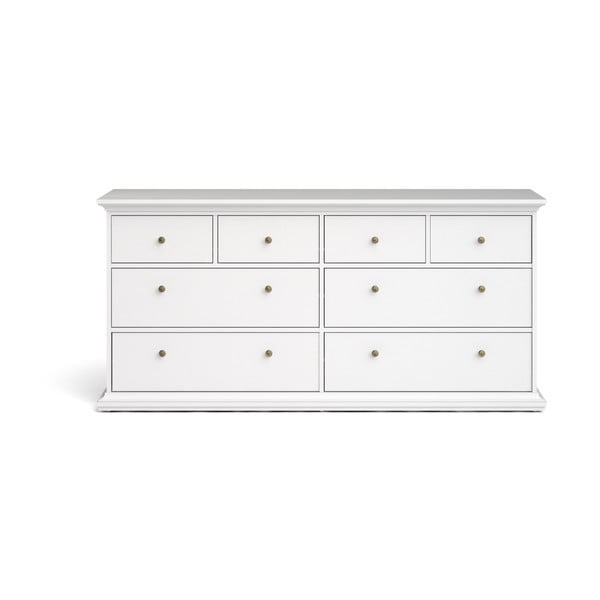 Bijela niska komoda 183x87 cm Paris – Tvilum