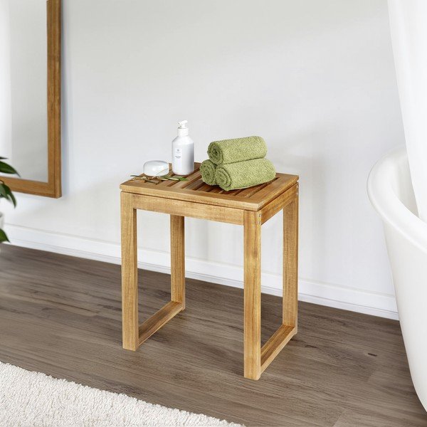 Stolac od masivnog bagrema u prirodnoj boji Fondi – Wenko-image-1