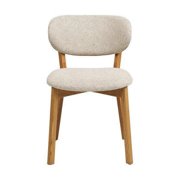 Bež/u prirodnoj boji podstavljena blagovaonska stolica Dunkirk – House Nordic-image-2