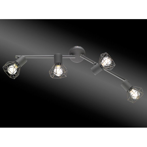 Crni reflektor 8x60 cm Ran – Fischer & Honsel-image-2