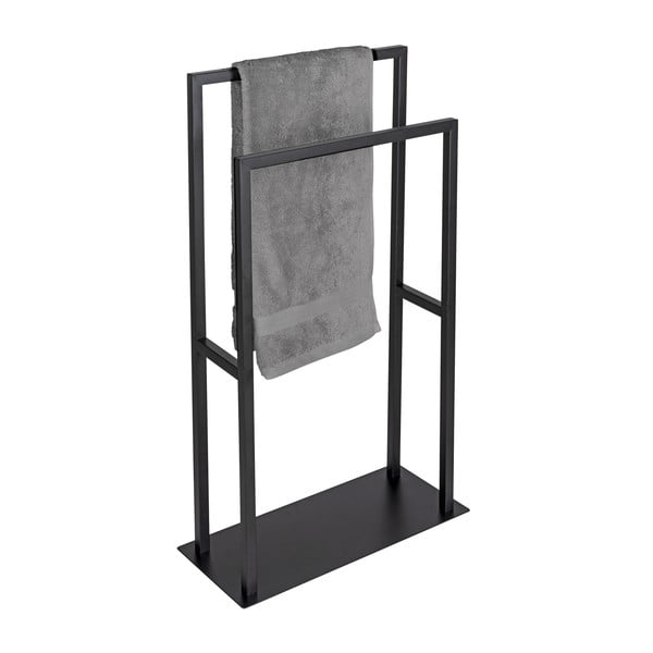 Crni držač za ručnike od nehrđajućeg čelika Rivaltana – Wenko-image-4