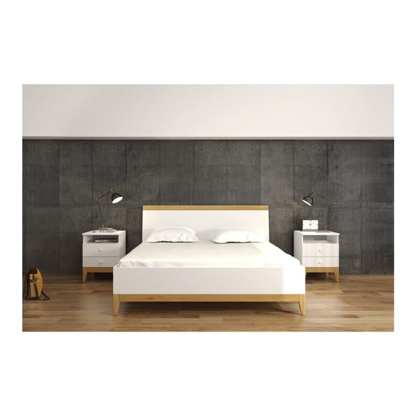 Bračni krevet od punog borovog drveta SKANDICA Livia BC, 140 x 200 cm-image-4