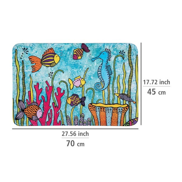 Tekstilna kupaonska prostirka 45x70 cm Rollin'Art Ocean Life - Wenko-image-3