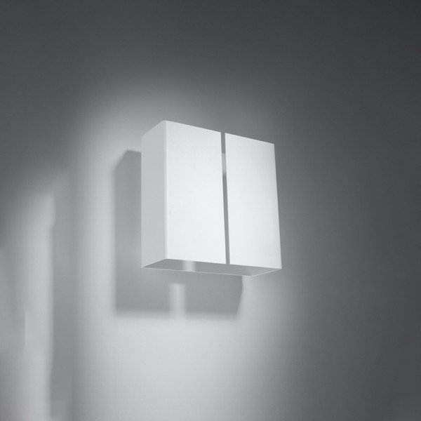 Bijela zidna lampa Split – Sollux-image-2