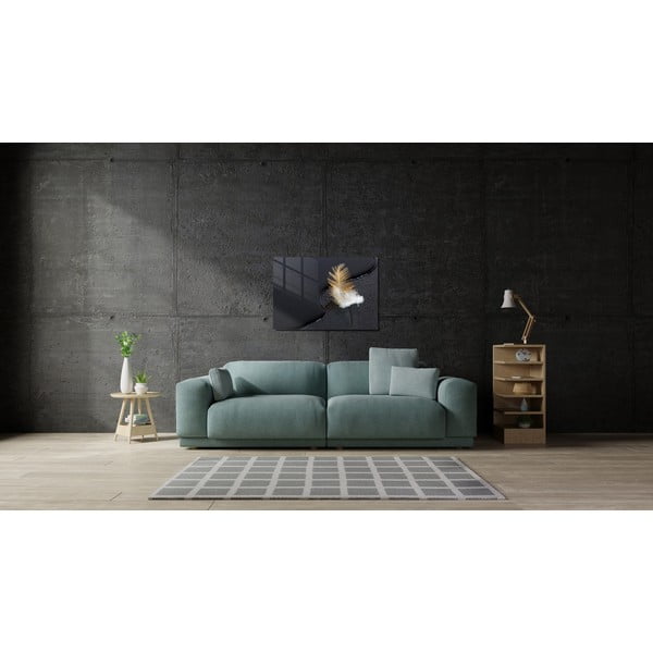 Staklena slika 100x70 cm Feather - Wallity-image-2