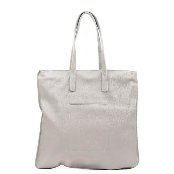 Siva kožna torbica Isabella Rhea Pergon Shopper