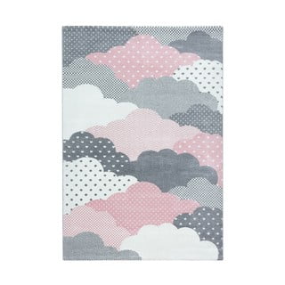Ružičasti/sivi dječji tepih 140x200 cm Bambi – Ayyildiz Carpets