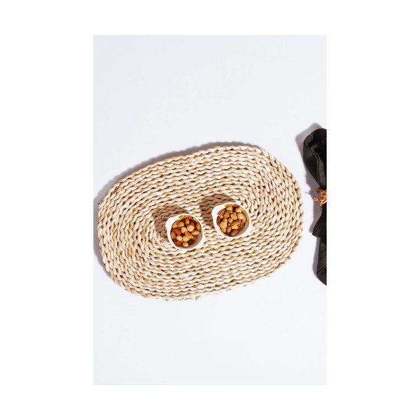 Ovalni podmetač od bambusa, 30 x 44 cm