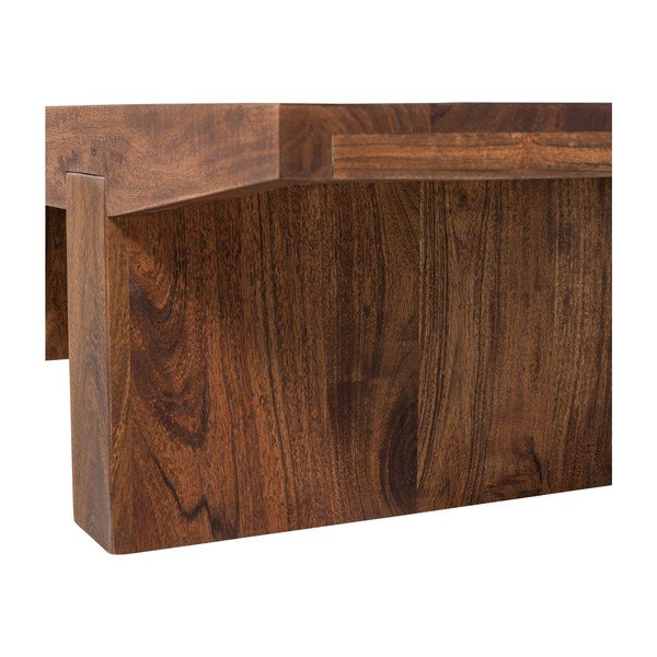 Stolić za kavu od masivnog bagrema u tamnoj prirodnoj boji 48x152 cm Eron – WOOOD-image-4