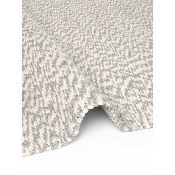 Svijetlo sivi/krem ručno rađen vunen tepih 140x200 cm Lyon Beans – Elle Decoration-image-4