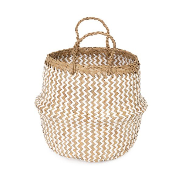 Svijetla košara za pohranu od morske trave Compactor Zic Zac, ⌀ 27 cm-image-3