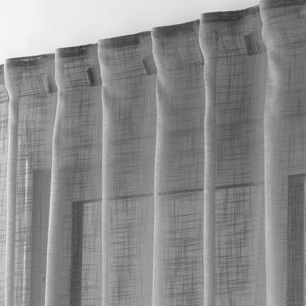 Siva prozirna zavjesa 140x240 cm Haltona – douceur d'intérieur-image-1