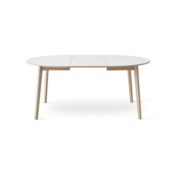 Okrugli proširiv blagovaonski stol s dodatnom pločom s bijelom pločom stola ø 130 cm Single – Hammel Furniture-image-2