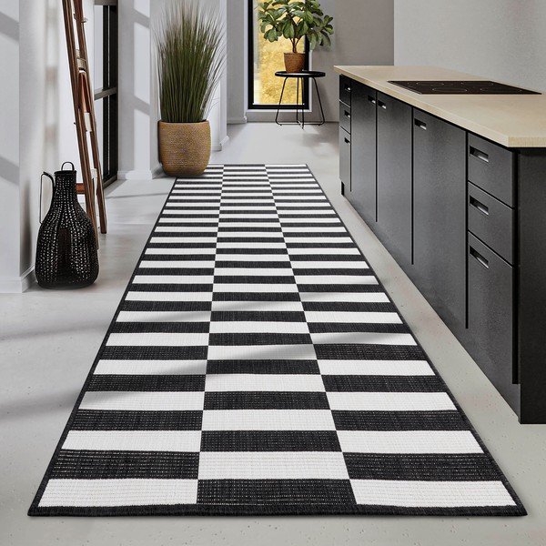 Crno-bijela staza 80x200 cm Viela – Hanse Home-image-2