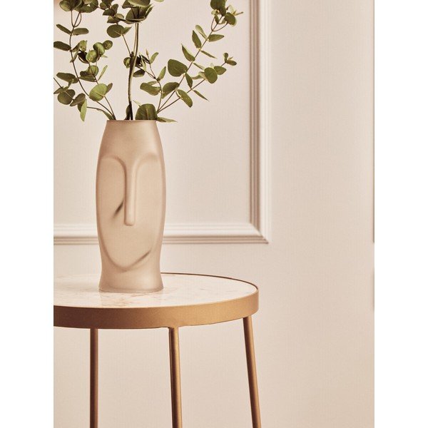 Okrugao pomoćni stol s mramornom pločom ø 36 cm Shalimar – Premier Housewares-image-2